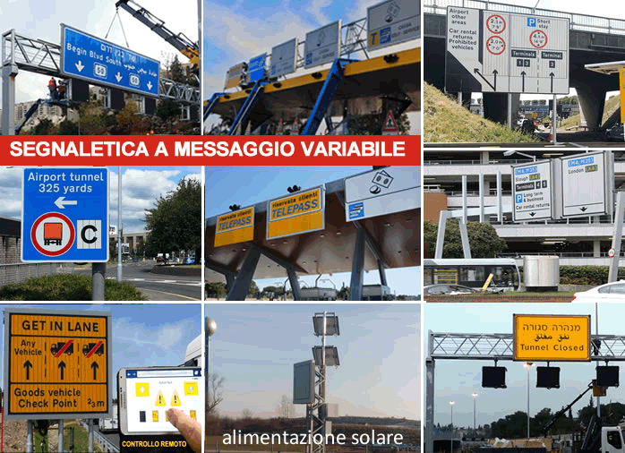 cartelli stradale a messaggio variabile